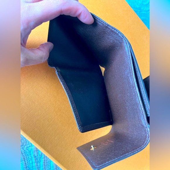 Louis Vuitton Damier Ebene Elise Wallet(chain and wallet  charm included) SOLD - Picture 8 of 8